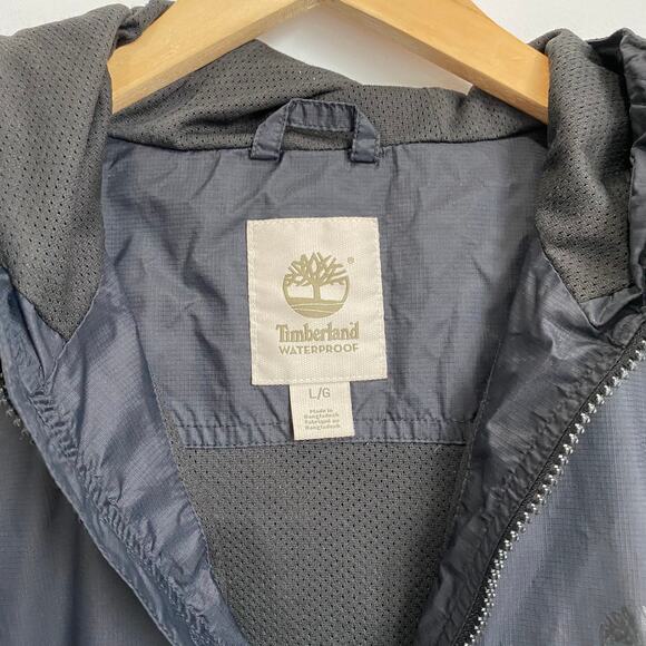 Timberland Men's Black Windbreaker Jacket Size Large - Picture 2 of 8